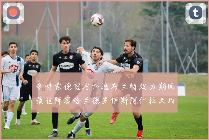 多特蒙德官方评选布兰特效力期间最佳阵容哈兰德罗伊斯阿什拉夫均入选